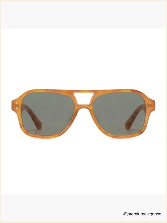 Retro Square Aviator Polarized Sunglasses for Women & Men main image 4